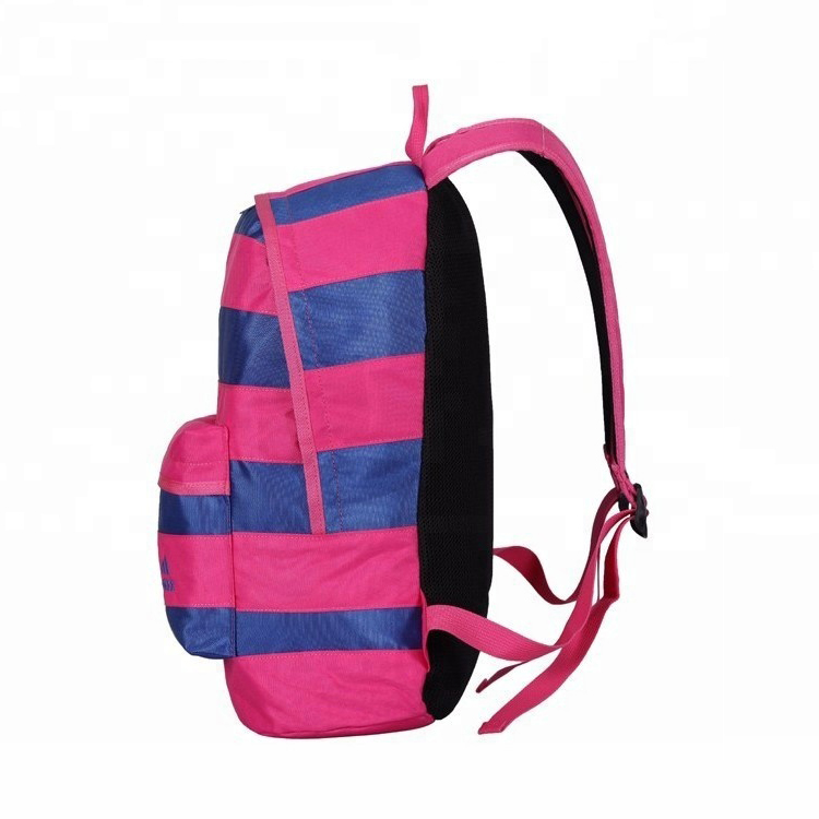   Модная женская школьная сумка с принтом в полоску 