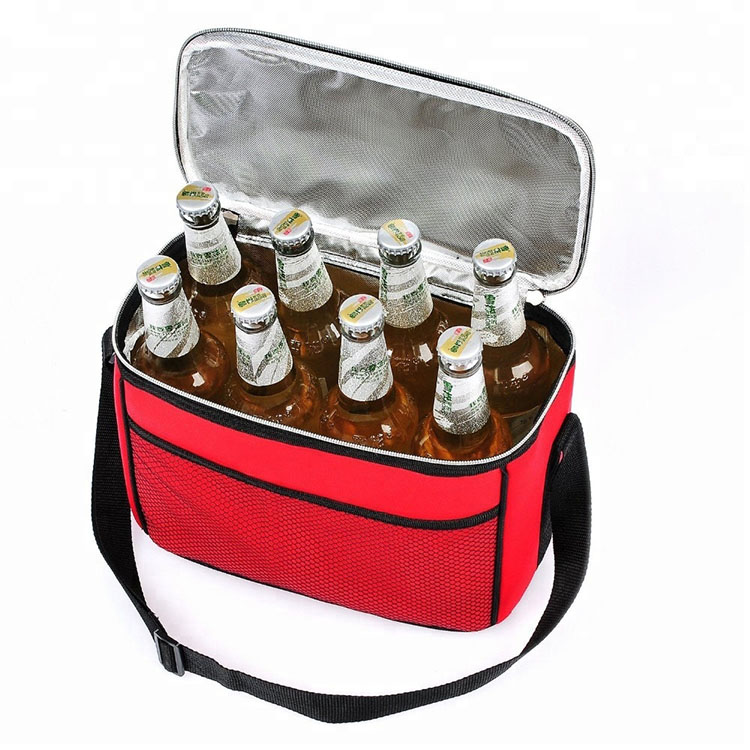   Красная 600D сумка для замораживания пива на открытом воздухе 
