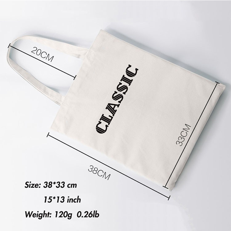   Белая холщовая сумка 